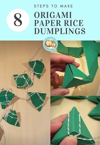 DIY Craft Activity: Origami Rice Dumpling