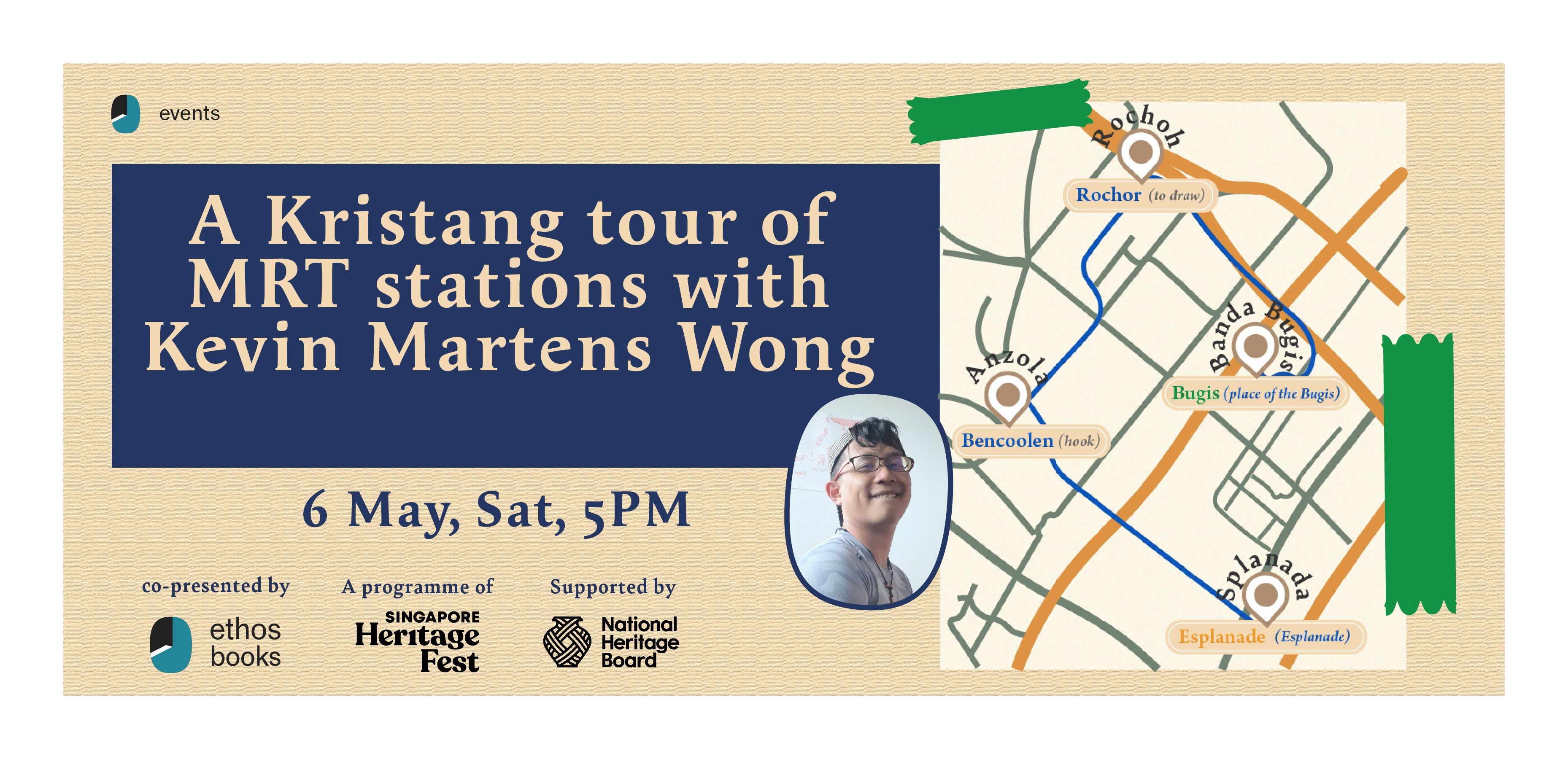 A Kristang Tour of MRT Stations with Kevin Martens Wong