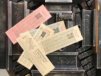Letterpress Guided Tour - Remembering the Bus Ticket