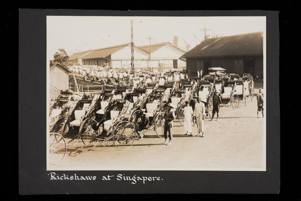 rickshaws at singapore