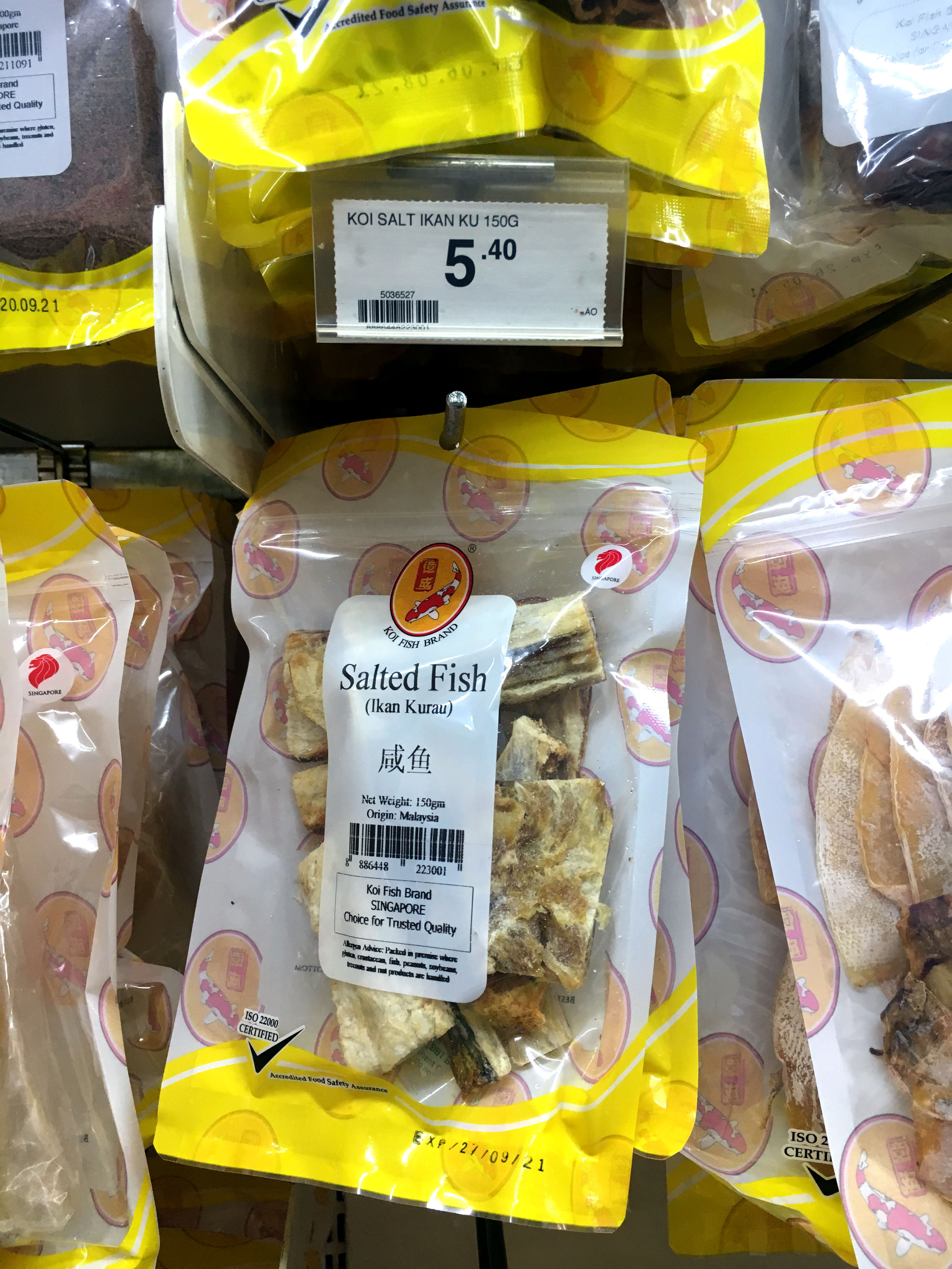 Salted Fish in the Supermarket, 2020. Source: Author