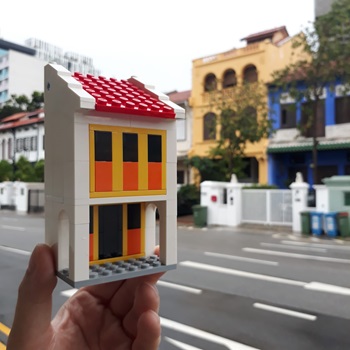 Making Singapore Shophouses (Talk + LEGO building workshop)